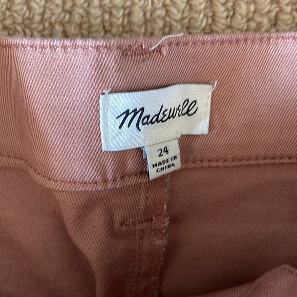 MADEWELL fringe denim jean shorts size 24 - Picture 2 of 3